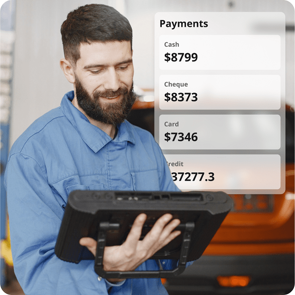 A secure, end-to-end encrypted transaction being processed