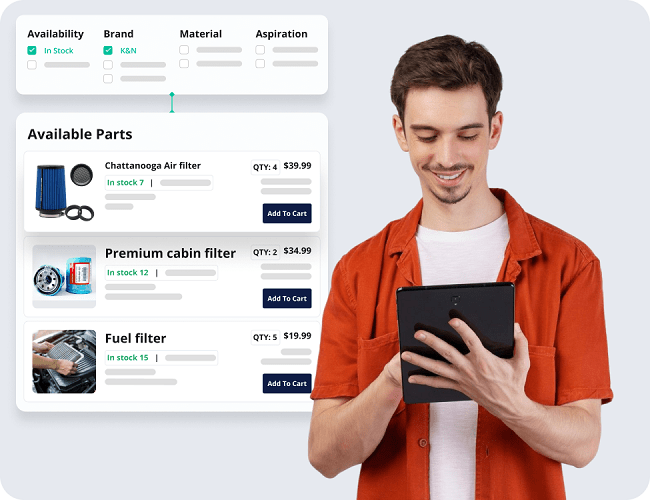 Tracking stock and reordering parts for specialty shop through AutoLeap Shop Management Solution