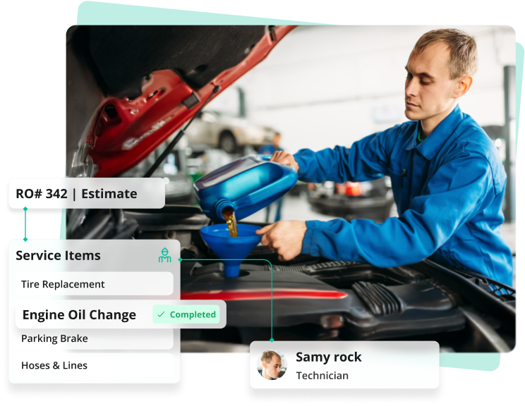 A quick lube shop's daily operations with AutoLeap