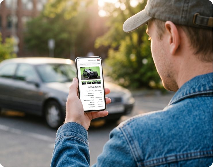 Estimate sent to a garage customer for digital approval via SMS in AutoLeap